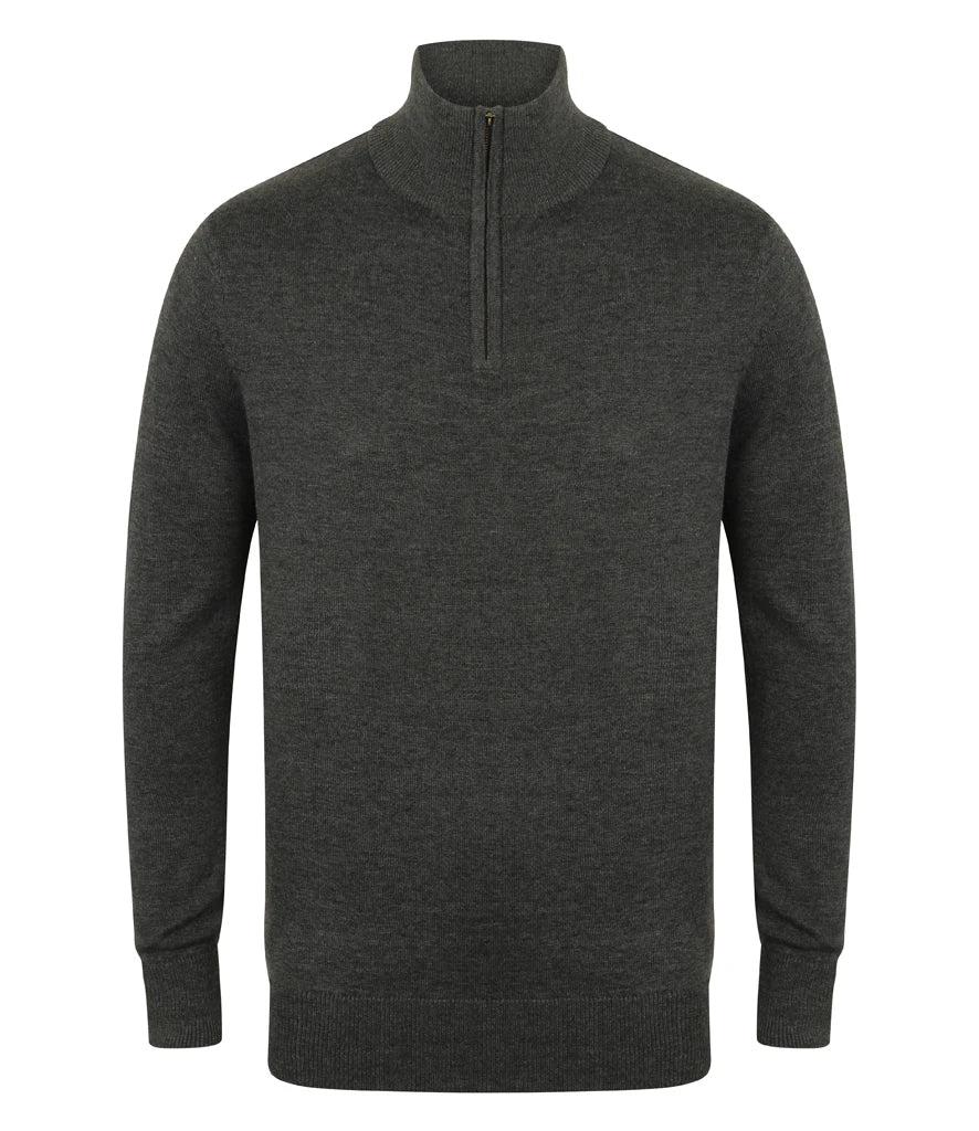 Salcombe Golf - Premium 1/4 Zip Neck Sweater