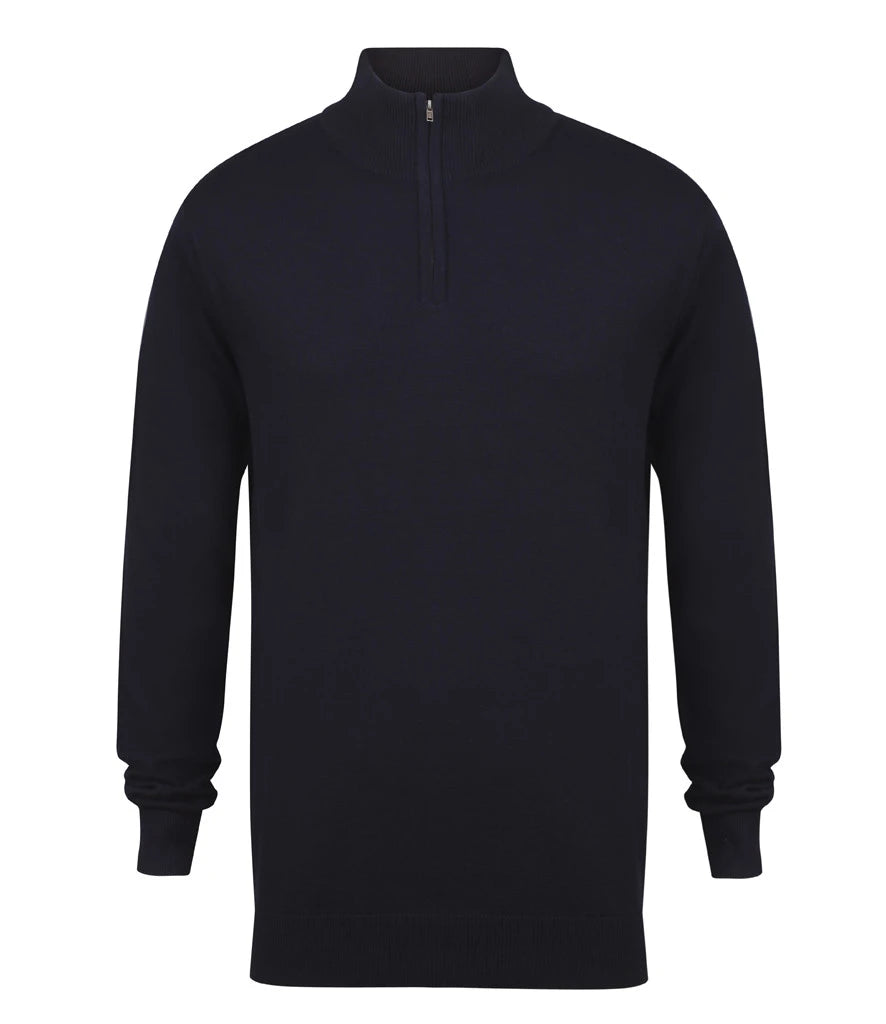 Salcombe Golf - Premium 1/4 Zip Neck Sweater