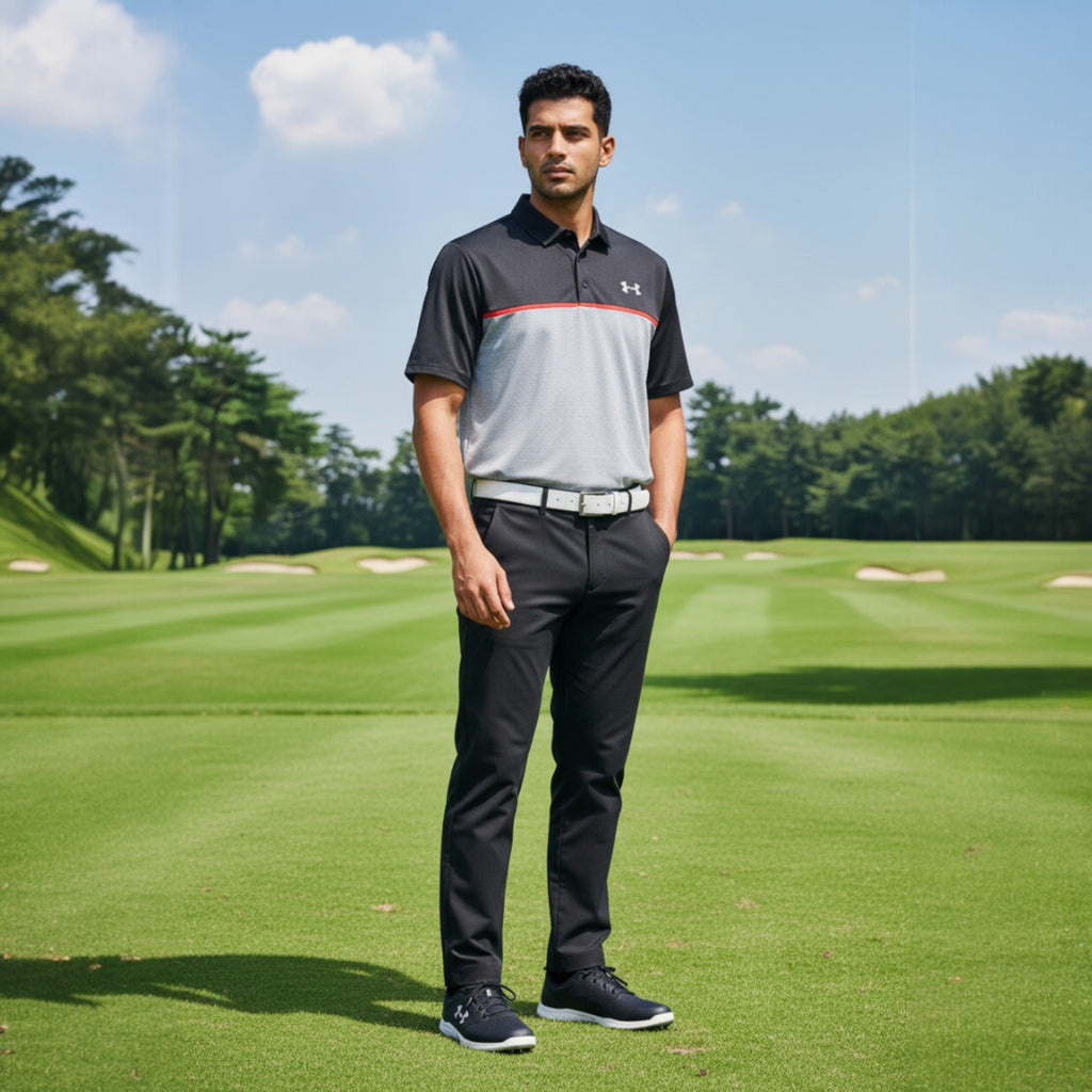 Under Armour-  Playoff 3.0 Stripe Polo LB – Edge Lit